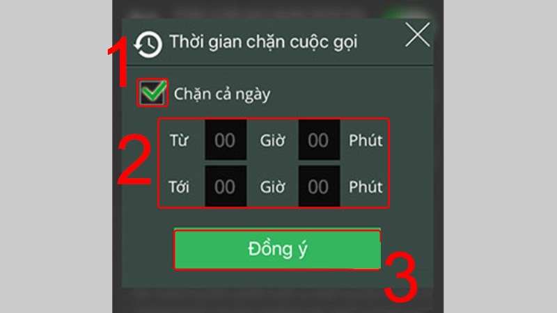 Sử dụng app Chống làm phiền